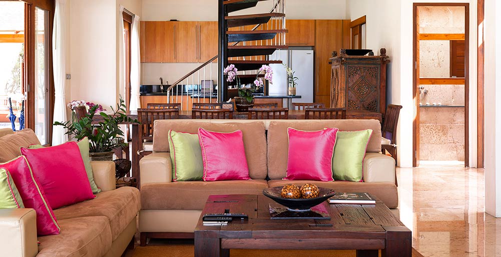 Tawantok Beach Villas - Villa 2 - Living room layout